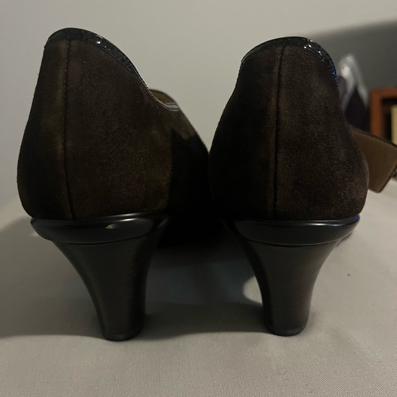 Sofft Womens Candra Suede Mary Jane Chocolate Size 8 - Picture 4 of 8